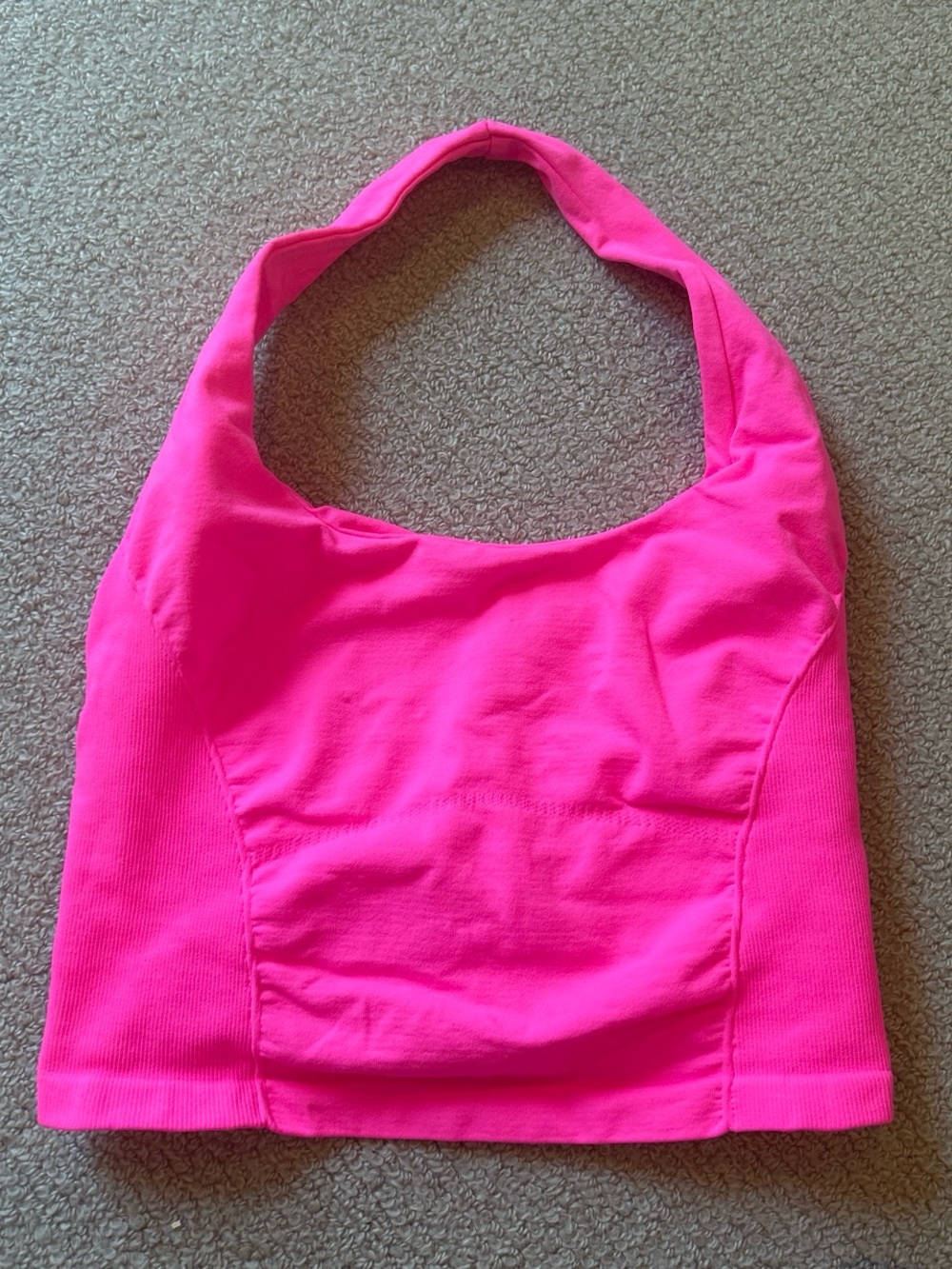 FP Movement Hot Pink Halter Crop Top